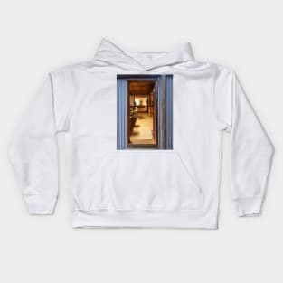 Outside Looking In at Magpie Springs - by Avril Thomas Kids Hoodie